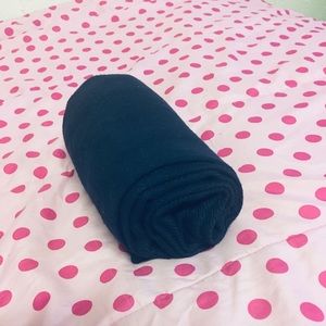 navy blue blanket - 58 X 38